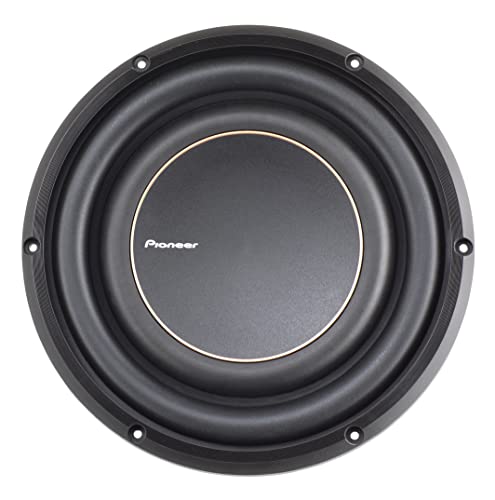 PIONEER TS-D10LS2 - Powerful 10-inch Shallow Subwoofer, 1300 Watts Peak PowerSingle 2 Ohms Voice Coil and Compact Design for Deep Bass,Black PIONEER TS-D10LS2 - Powerful 10-inch Shallow Subwoofer, 1300 Watts Peak PowerSingle 2 Ohms Voice Coil and Compact Design for Deep Bass,Black